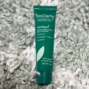 Bioclarity BAREFACED exfoliating enzyme jelly cleaner .5oz (15ml)